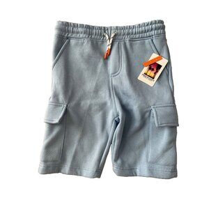 Free Planet Kids Boys Cargo Shorts Blue ( 10 )